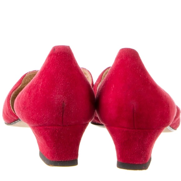 LUCA LUCA Suede D'Orsay Pumps - Picture 4 of 5